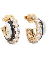 Kate Spade - Hint Of Shimmer Stacked Huggies Earrings - Lyst