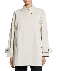 Theory - Sleek A Line Trench Coat - Lyst