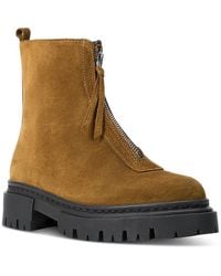 STAUD - Miles Zip Ankle Boots - Lyst
