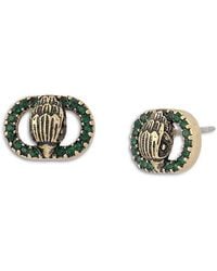 Kurt Geiger - Signature Chelsea Eagle Small Stud Earrings - Lyst