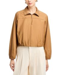 Theory - Spread Collar Zip Front Jacket - Lyst