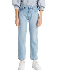 Levi's Denim 501 Ankle Straight Jeans 