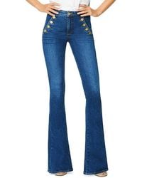 Ramy Brook - Helena High Rise Flared Sailor Jeans - Lyst
