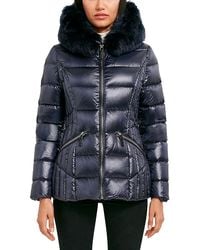 Dawn Levy - Nikki Shearling Trim Puffer Coat - Lyst