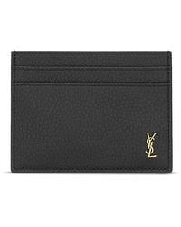 Saint Laurent - Tiny Cassandre Card Case - Lyst
