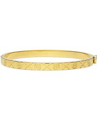 Tory Burch - T Monogram Hinge Bracelet - Lyst