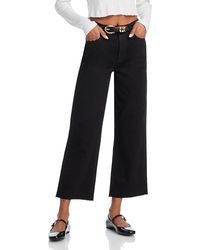 7 For All Mankind - Alexa High Rise Cropped Jeans - Lyst