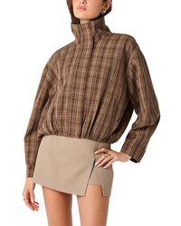 Astr - Cooper Funnel Neck Jacket - Lyst
