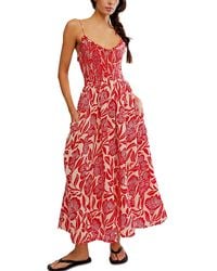 Free People - Sweet Nothings Midi Dress - Lyst
