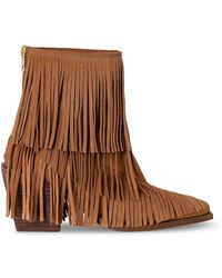 Zadig & Voltaire - Cara 70Mm Suede Boots - Lyst