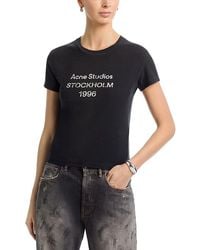 Acne Studios - Logo Tee - Lyst