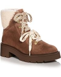 Stuart Weitzman - Ren Shearling Ankle Boots - Lyst