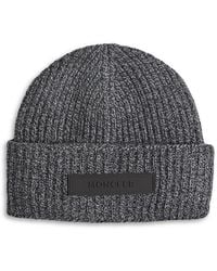Moncler - Mouline Wool & Cashmere Beanie - Lyst