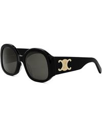 Celine - Maxi Triomphe Round Sunglasses, 54Mm - Lyst