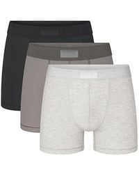 Skims - Stretch Cotton 3 Boxer Briefs, 3-Pack - Lyst