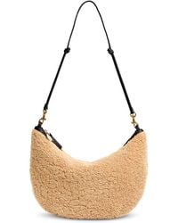 Clare V. - Lune Small Shearling Shoulder Bag - Lyst