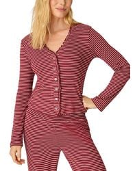 Pj Salvage - Long Sleeve Pretty Stripes Pajama Top - Lyst