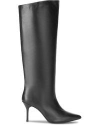 STAUD - Sebastian Leather High Heel Boots - Lyst