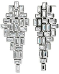 Vrai - Baguette Cascade Earrings - Lyst