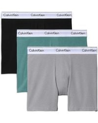 Calvin Klein - Icon Cotton Stretch Boxer Briefs, Pack Of 3 - Lyst