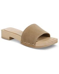 Vince - Barbara Suede Slide Sandals - Lyst