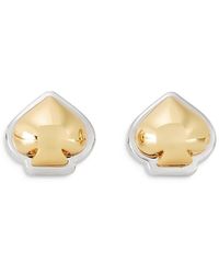 Kate Spade - Sculpted Spade Mini Stud Earrings - Lyst
