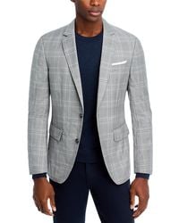 BOSS - Hutson Plaid Slim Fit Sport Coat - Lyst