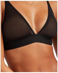 NEGATIVE - Sieve Triangle Bra - Lyst