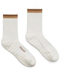 Fraise - Striped Crew Grip Sock - Lyst