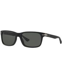 Persol - Polarized Rectangle Sunglasses, 58Mm - Lyst