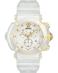 Versace - V-Real Active Chrono 45Mm - Lyst