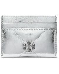 Tory Burch - Kira Diamond Quilted Leather Card Case - Lyst