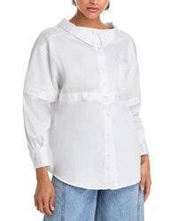 ROKH - Multi Button Broken Shirt - Lyst