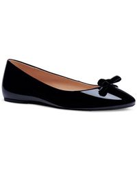 kate spade black flats with bow
