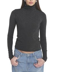 Elle Collection - Knit Turtleneck Top - Lyst