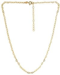 Aqua - Heart Link Chain Necklace, 16 - Lyst