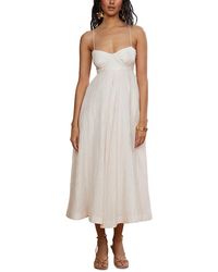AMUR - Jill Midi Dress - Lyst