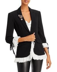 Cinq À Sept - Roxie Lace Trim Blazer - Lyst