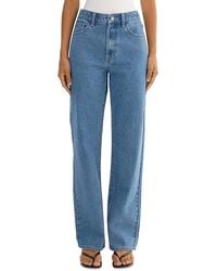 Lamarque - High Rise Straight Jeans - Lyst