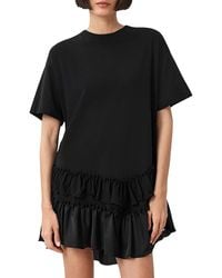 AllSaints - Feyre Ruffled Mini Dress - Lyst