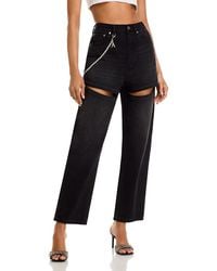 Area - Slit Jeans - Lyst
