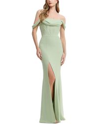 Dress the Population - Melania Off-The-Shoulder Gown - Lyst