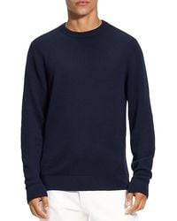 Theory - Maden Textured Crewneck Sweater - Lyst