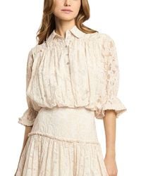 Cinq À Sept - Cazi Puff Sleeve Top - Lyst