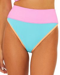 Beach Riot - Emmy Color Blocked High Waisted Bottom - Lyst