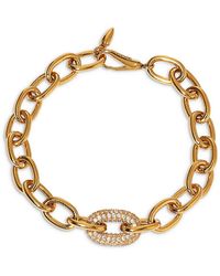 Nadri - Alma Pave Link Chain Bracelet - Lyst