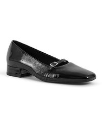 Vagabond Shoemakers - Debbi Square Toe Buckle Detail Flats - Lyst