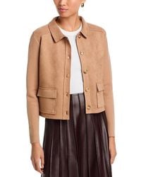 Sioni - Faux Suede Jacket - Lyst