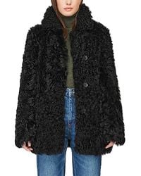 Hiso - Milky Way Reversible Shearling Coat - Lyst