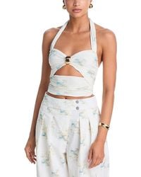 AFRM - Kirrily Halter Top - Lyst